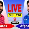 Afghanistan vs UAE:शारजाह की रोशनी में एक रोमांचक टी20 मैच